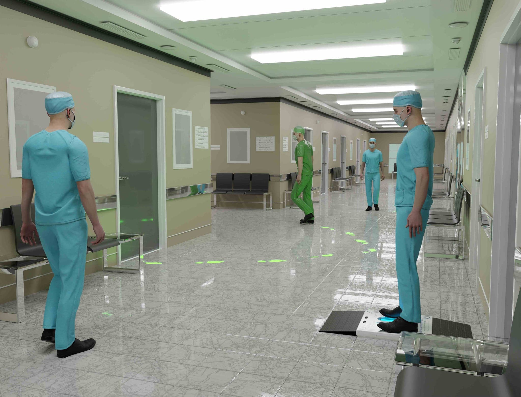 Hospital corridor